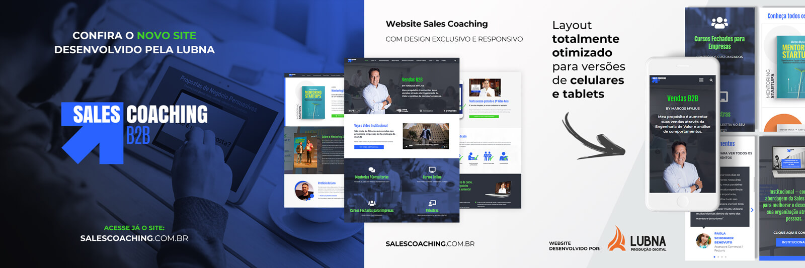 Site Sales Coaching por Lubna Producão Digital